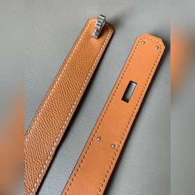 HERMES (Hermès) Оригинальный пояс OKelly 24 из телячьей кожи, с п