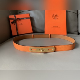 HERMES (Hermès) Оригинальный пояс OKelly 24 из телячьей кожи, с п