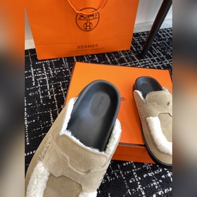 Hermes 23 осень-зима замша с буквой H, плюшевый мех, толстая подо