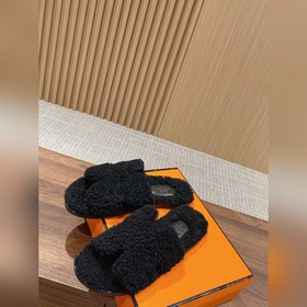 【Высший класс】 Hermes #меховые тапочкиз цельного меха H В этом г