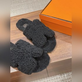 【Высший класс】 Hermes #меховые тапочкиз цельного меха H В этом г