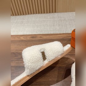 【Высший класс】 Hermes #меховые тапочкиз цельного меха H В этом г