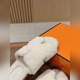 【Высший класс】 Hermes #меховые тапочкиз цельного меха H В этом г
