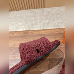 【Высший класс】 Hermes #меховые тапочкиз цельного меха H В этом г