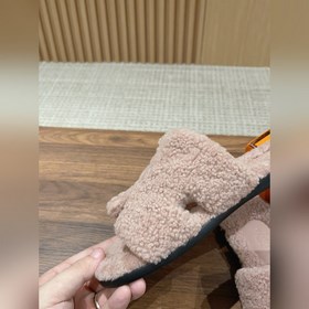 【Высший класс】 Hermes #меховые тапочкиз цельного меха H В этом г