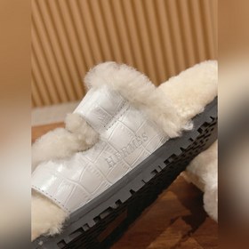 【Высший класс】 Кожаные тапочки Hermes с мехом. В этом году для из