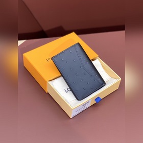 N82507 Черный! С узором страуса, кожаный чехол для карт. Этот чех