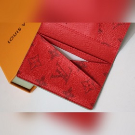 Держитель для карт M82797 Сшитый из ткани с покрытием Monogram и 