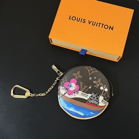 Новый круглый кошелек для мелочи, 20 цветов наличии Louis Vuitton