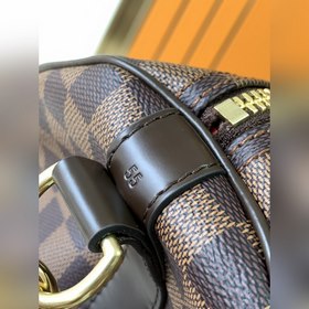 430 440 450 500 Просторная сумка из ткани Damier с двойной застеж