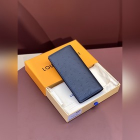 N82509 Черный! С узором страуса, длинный кошелек. Этот длинный ко