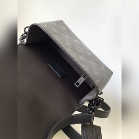 M82085 [Черный цветок] Мини-сумка из кожи быка высшего качества, 