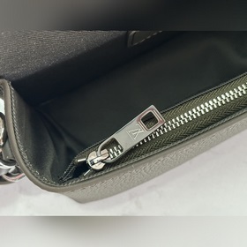Высококачественная оригинальная сумка M82086  Зеленая кожаная су