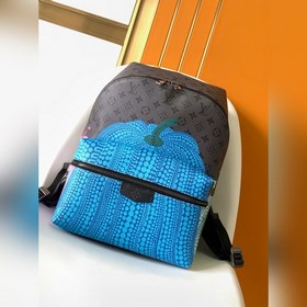 Рюкзак LV x YK DISCOVERY m46440 Серебристый цветок (тыква) Louis