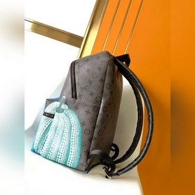 Рюкзак LV x YK DISCOVERY m46440 Серебристый цветок (тыква) Louis