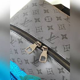 Рюкзак LV x YK DISCOVERY m46440 Серебристый цветок (тыква) Louis 