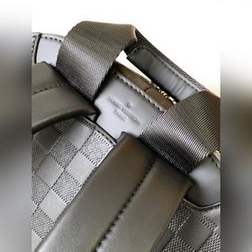 N40094 CAMUS Рюкзак Camus из кожи Damier Infini серебристым блеск