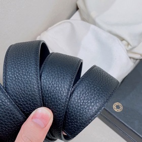 Мужской автоматический ремень с классической белой шестиконечной 