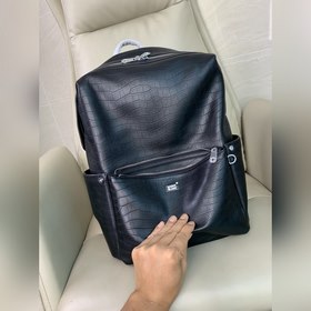 Новая популярная модель рюкзака Montblanc из кожи крокодила 2024 