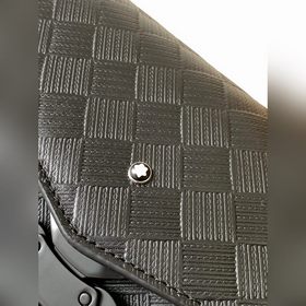 Модель： 7038-4 Черный кожаный чехол для витрины Высококачественна
