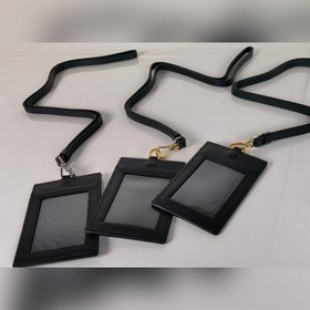 Кожаный держатель для документов на шею, модель 1MC007, изготовле