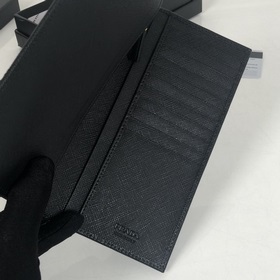 Мужской портфель Prada, золотой наклонный логотип, модель 2M0836,
