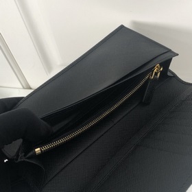 Мужской портфель Prada, золотой наклонный логотип, модель 2M0836,