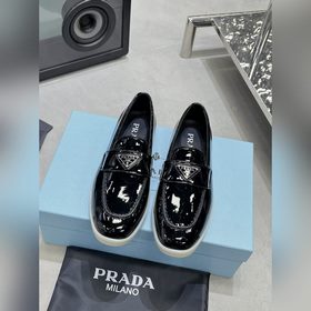 PRADA 2024 новейшая модель лофей от PRADA для пар, полусабо из по