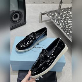 PRADA 2024 новейшая модель лофей от PRADA для пар, полусабо из по
