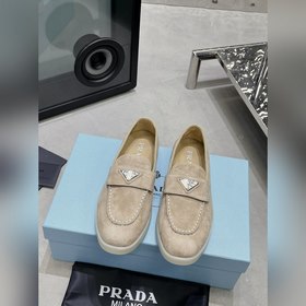 PRADA 2024 новейшая модель лофей от PRADA для пар, полусабо из по