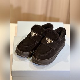 Prada Rada】Новая осенне-зимняя коллекция шерстяных лофей Ретро-к
