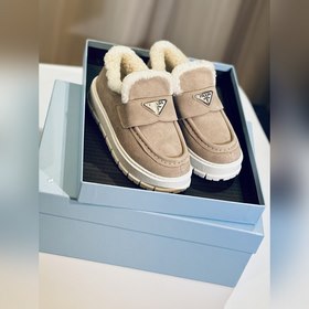 Prada Rada】Новая осенне-зимняя коллекция шерстяных лофей Ретро-к