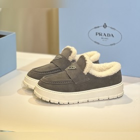 Prada Rada】Новая осенне-зимняя коллекция шерстяных лофей Ретро-к
