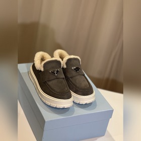 Prada Rada】Новая осенне-зимняя коллекция шерстяных лофей Ретро-к