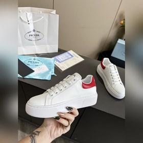 Prada 2024 новейшая модель. Точная копия оригинала. Белые туфли н