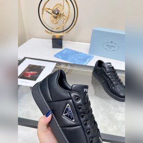 Новые черные сверхмягкие кожаные туфли на толстой подошве от Prad
