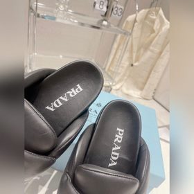 Лучшая версия тапочек Prada, туфли-муллеры очень удобны в носке, 