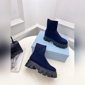 Prada 223  Серия ботинок с толстой подошвой и эластичными носкам
