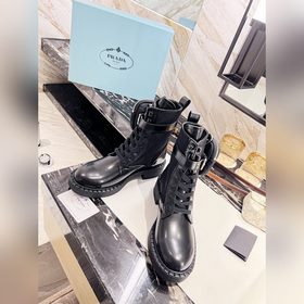 Высокая версия RADA Prada 2024 осенне-зимние ботинки на толстой п