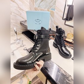 Высокая версия RADA Prada 2024 осенне-зимние ботинки на толстой п