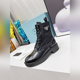 Высокая версия RADA Prada 2024 осенне-зимние ботинки на толстой п