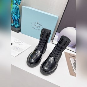Высокая версия RADA Prada 2024 осенне-зимние ботинки на толстой п