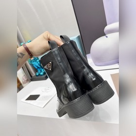 Высокая версия RADA Prada 2024 осенне-зимние ботинки на толстой п