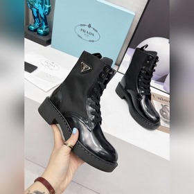 Высокая версия RADA Prada 2024 осенне-зимние ботинки на толстой п