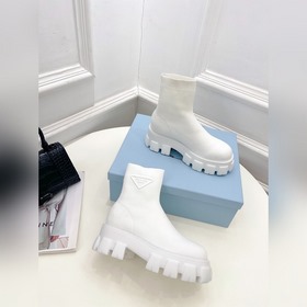 Prada 223  Серия ботинок с толстой подошвой и эластичными носкам
