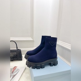 Prada 223  Серия ботинок с толстой подошвой и эластичными носкам