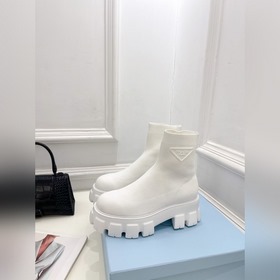 Prada 223  Серия ботинок с толстой подошвой и эластичными носкам