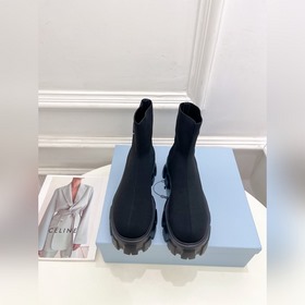 Prada 223  Серия ботинок с толстой подошвой и эластичными носкам