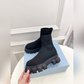Prada 223  Серия ботинок с толстой подошвой и эластичными носкам