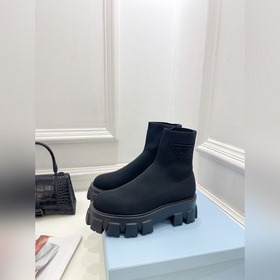 Prada 223  Серия ботинок с толстой подошвой и эластичными носкам